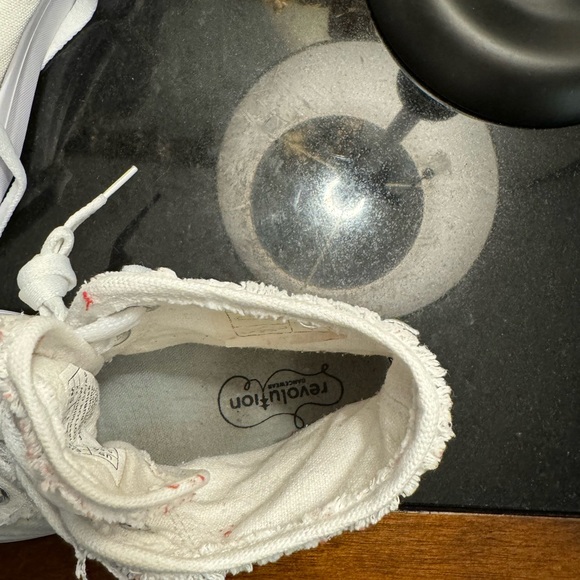 Revolution CLASSIC HIGH TOP SNEAKER | WHITE women size 5.5 - Picture 4 of 7